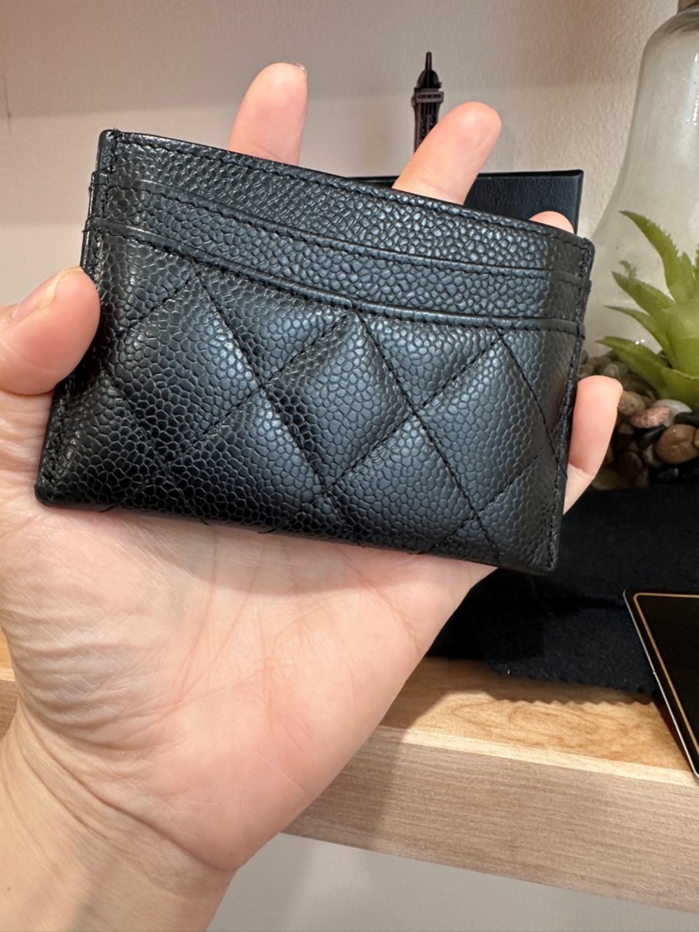✨Chanel Classic Caviar Card Holder – Black with Gold Hardware✨ - Picture 16 of 16